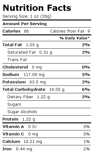 Nutrition Facts Label for Cupcakes, Chocolate, w/Frosting, Low-Fat